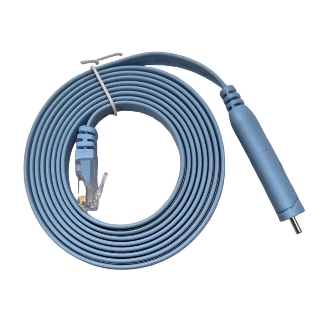 New In Stock: Blue Cable Co® USB-C to RJ45 Console Cable | 1.8m | FTDI Chipset | CAB-CONSOLE-USB-C-RJ45